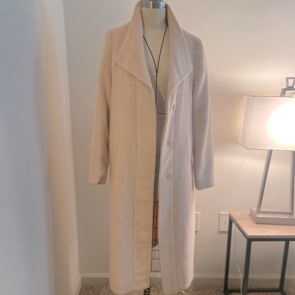 Maxi Length faux fur coat